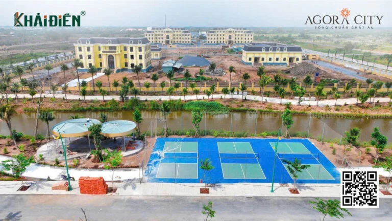 Hình ảnh thực tế khu đô thị Agora City Thủ Thừa 1
