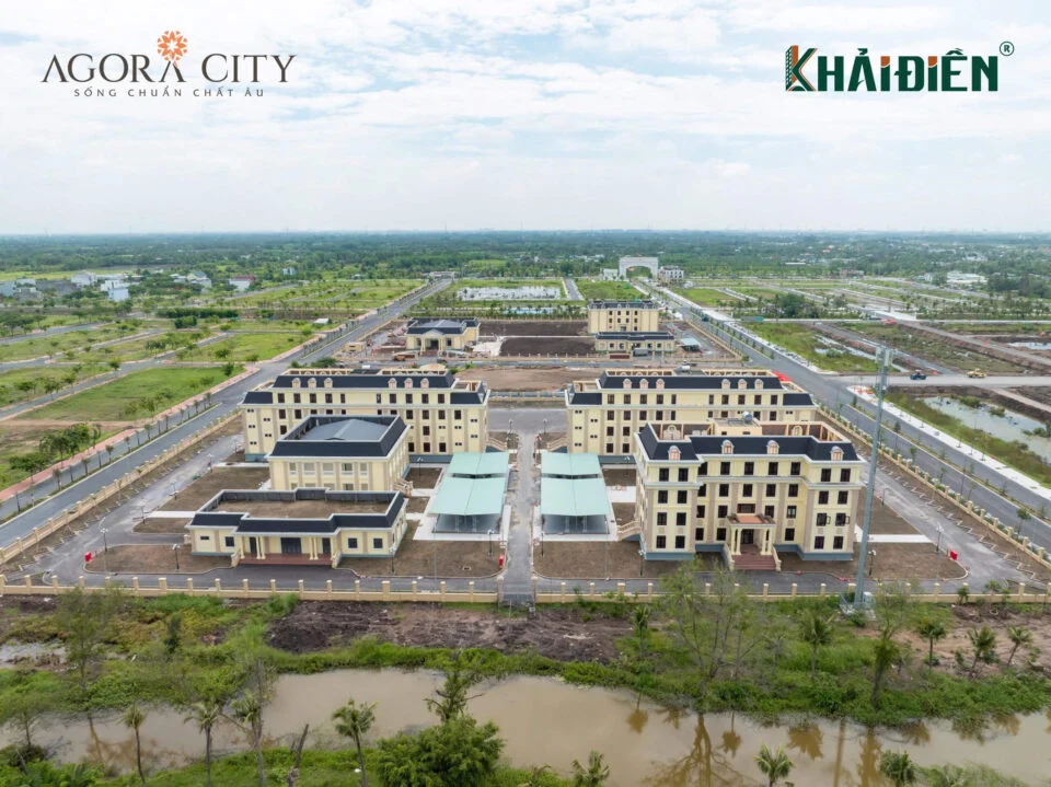 Hình ảnh thực tế khu đô thị Agora City Thủ Thừa 4