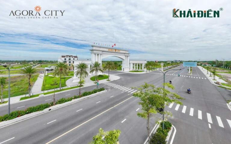 Hình ảnh thực tế khu đô thị Agora City Thủ Thừa 5