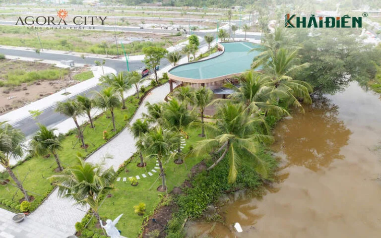 Hình ảnh thực tế khu đô thị Agora City Thủ Thừa 6