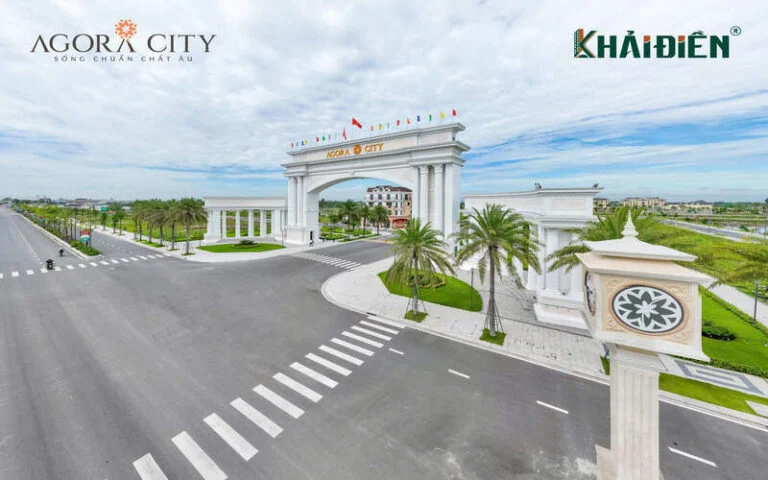 Hình ảnh thực tế khu đô thị Agora City Thủ Thừa 8
