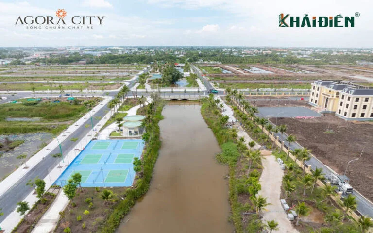 Hình ảnh thực tế khu đô thị Agora City Thủ Thừa 9
