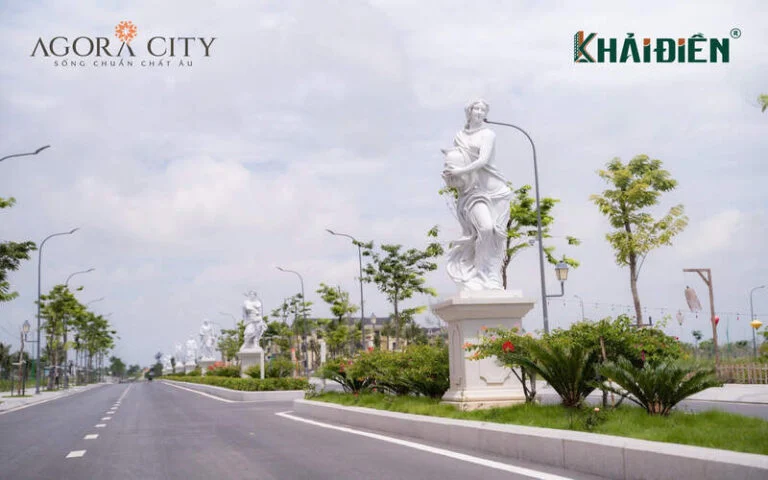 Hình ảnh thực tế khu đô thị Agora City Thủ Thừa 10