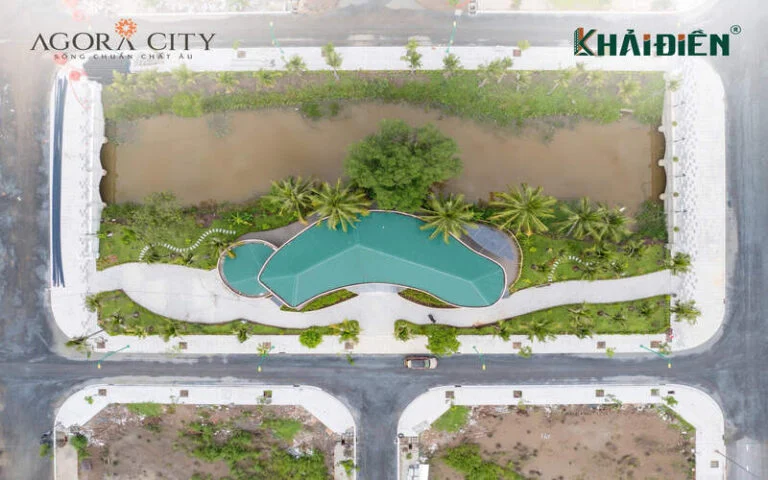 Hình ảnh thực tế khu đô thị Agora City Thủ Thừa 11