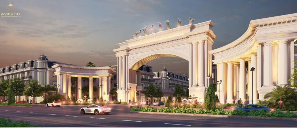 Phong cách kiến trúc tại Agora City 2